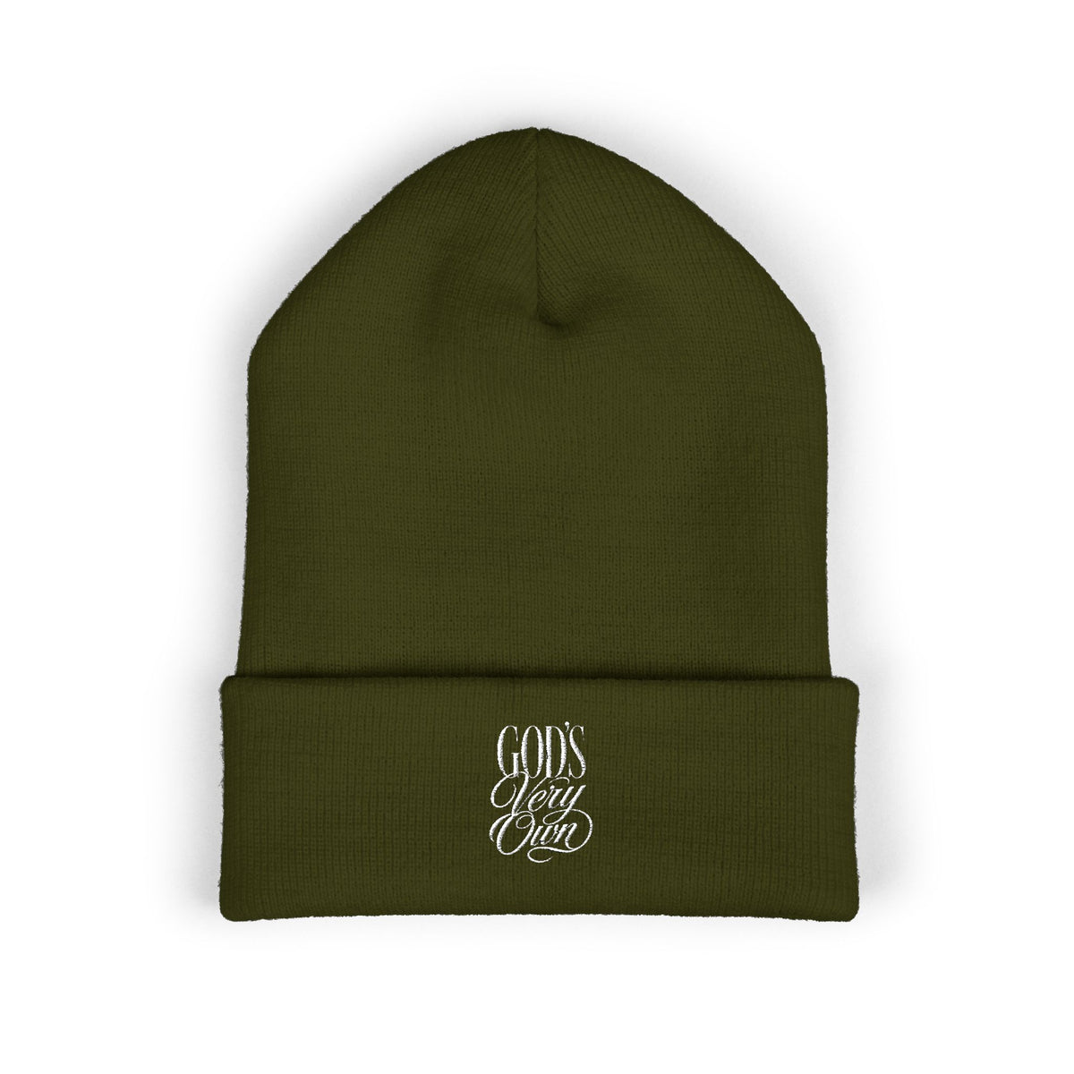 God's Very Own Cuffed Beanie || Classic Winter Knit Hat