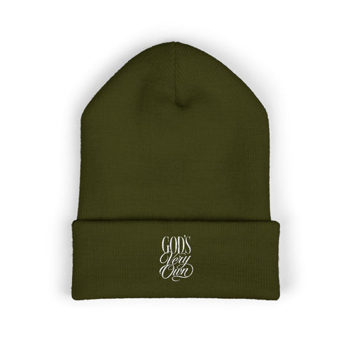God's Very Own Cuffed Beanie || Classic Winter Knit Hat