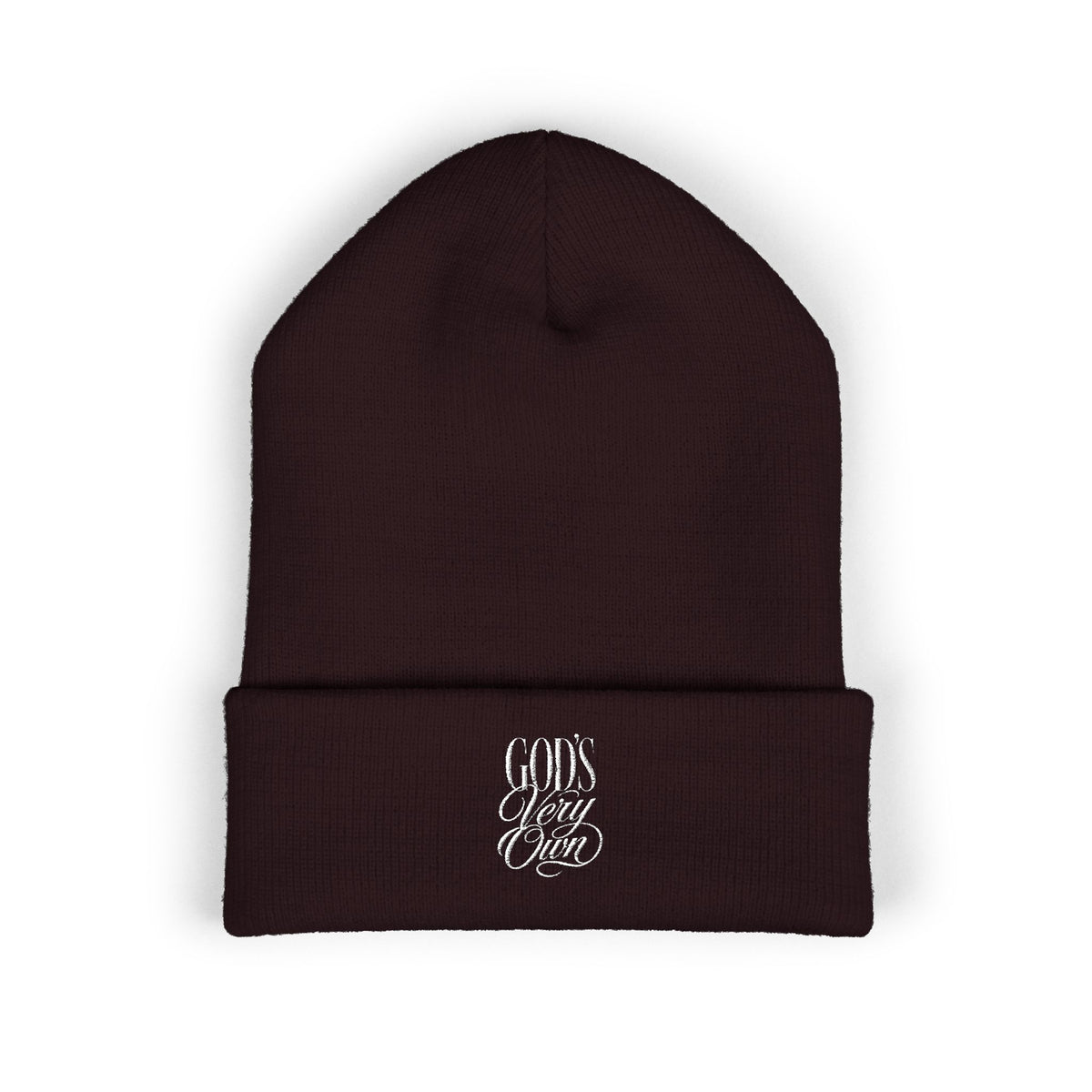 God's Very Own Cuffed Beanie || Classic Winter Knit Hat
