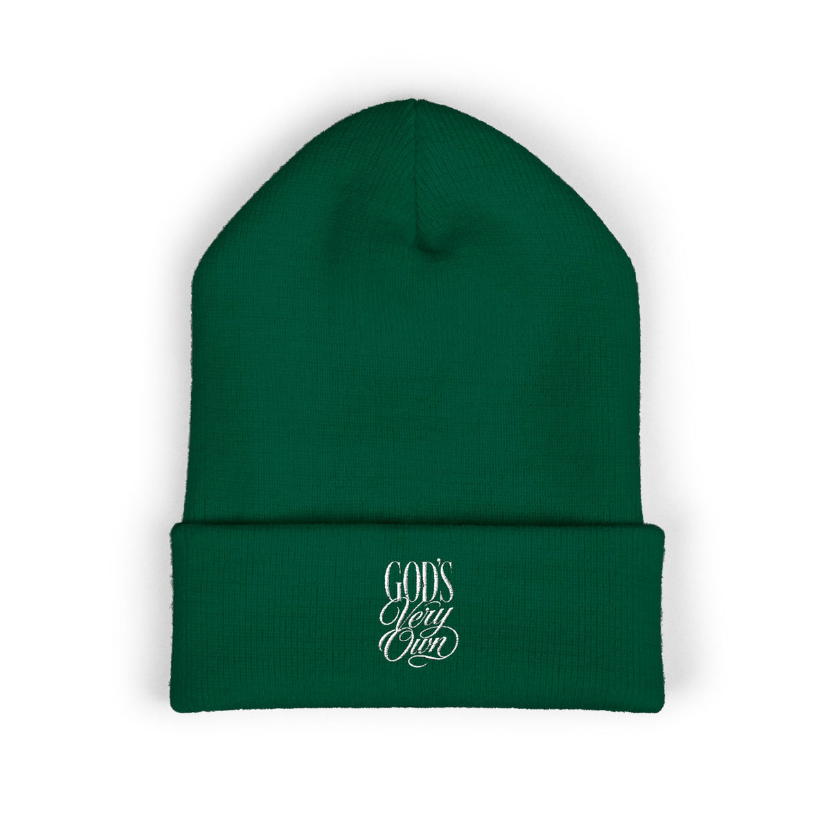 God's Very Own Cuffed Beanie || Classic Winter Knit Hat