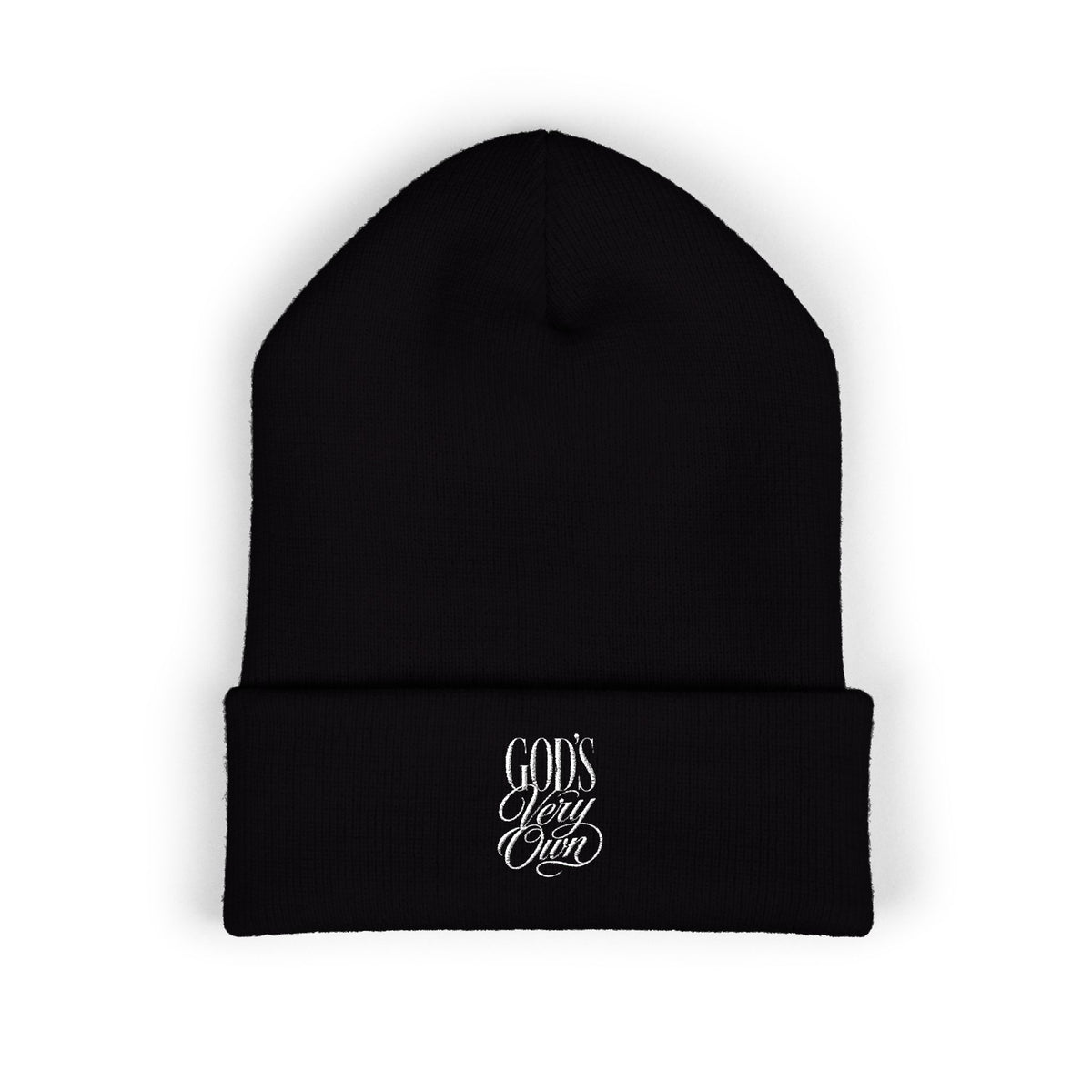 God's Very Own Cuffed Beanie || Classic Winter Knit Hat