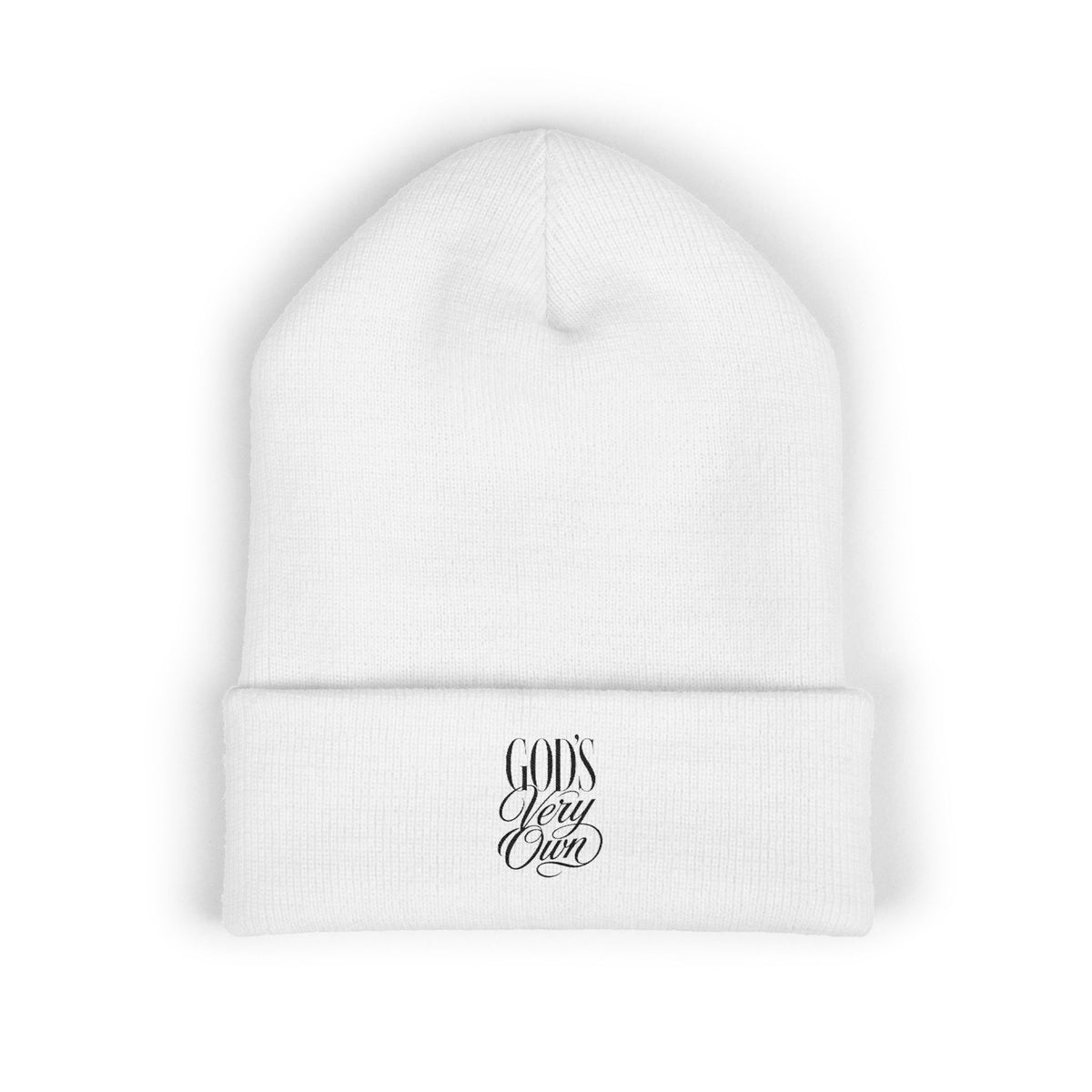 God's Very Own Cuffed Beanie || Classic Winter Knit Hat