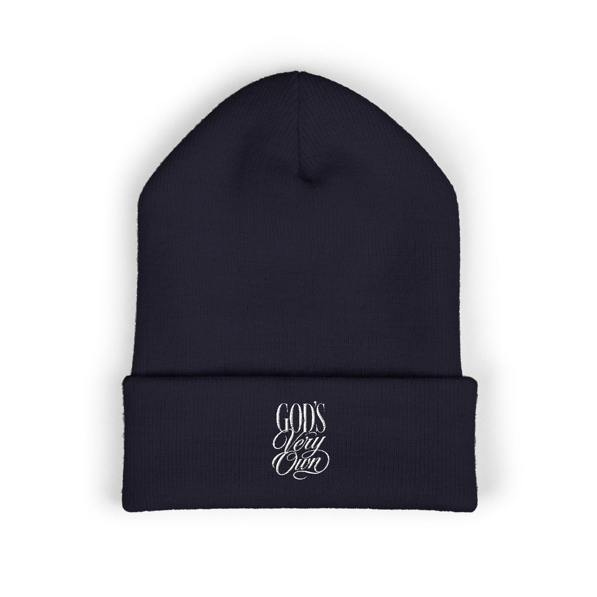 God's Very Own Cuffed Beanie || Classic Winter Knit Hat