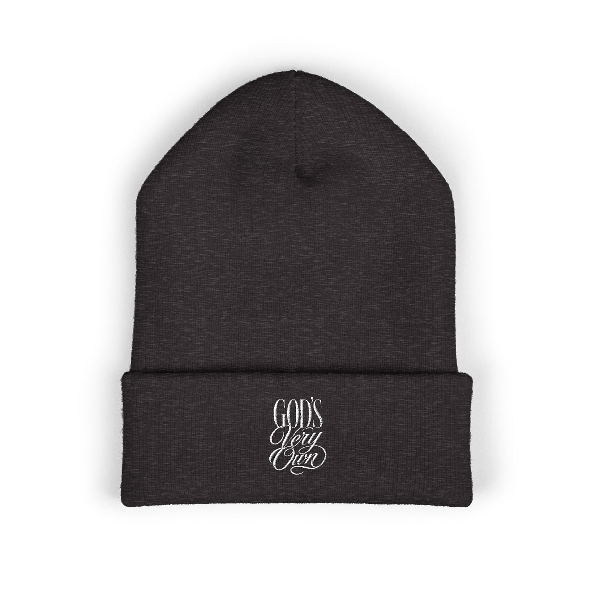 God's Very Own Cuffed Beanie || Classic Winter Knit Hat